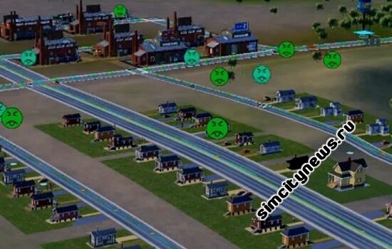 Загрязнение воды приводит к болезням в SimCity