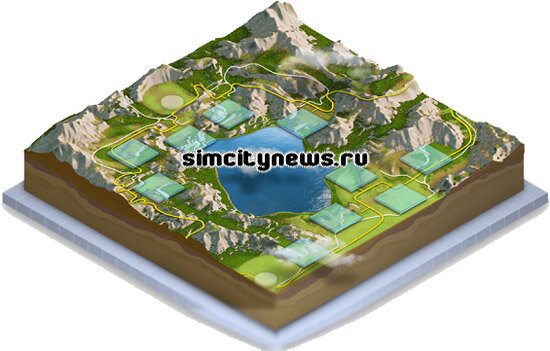 Гранитовое озеро - регион SimCity