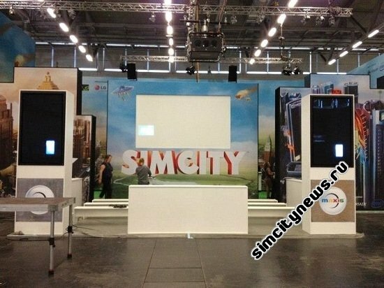 SimCity на выставке в Германии
