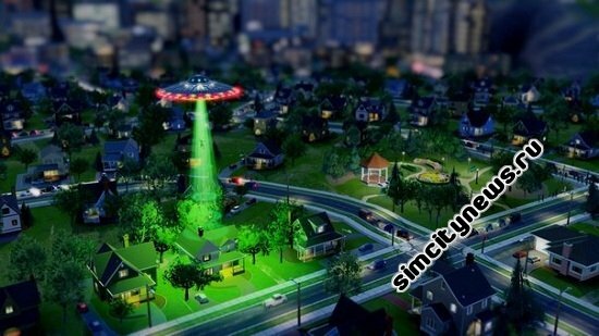 Летающая тарелка (НЛО) SimCity
