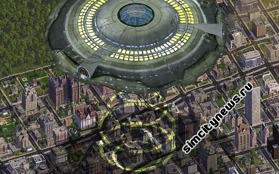 Летающая тарелка SimCity