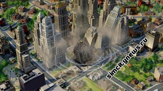 Землетрясение SimCity