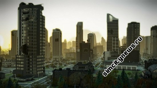 Черные здания SimCity