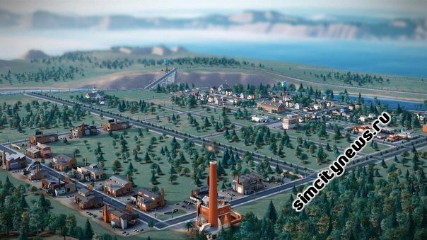 Фабрика в SimCity