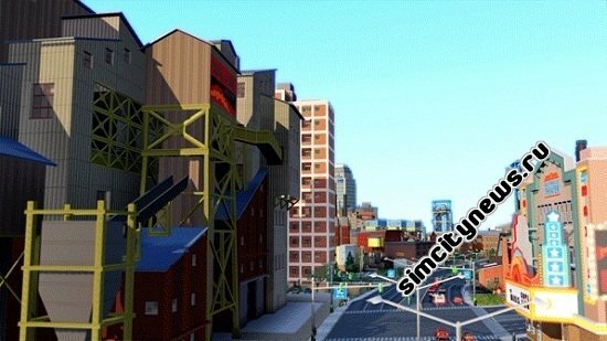 Городская улица SimCity