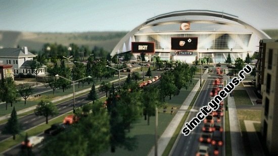 Пробка на дороге к стадиону