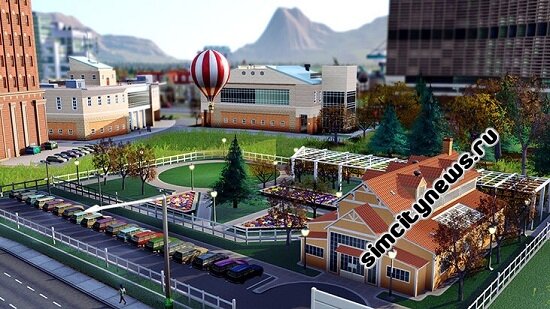 SimCity дополнение воздушный шар