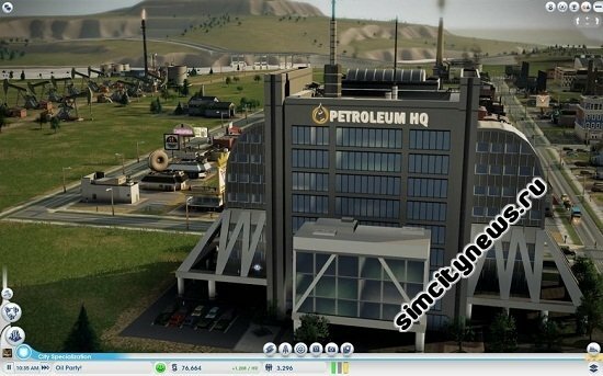 Торговля нефтью в SimCity