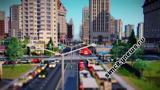 Трафик и пробки SimCity
