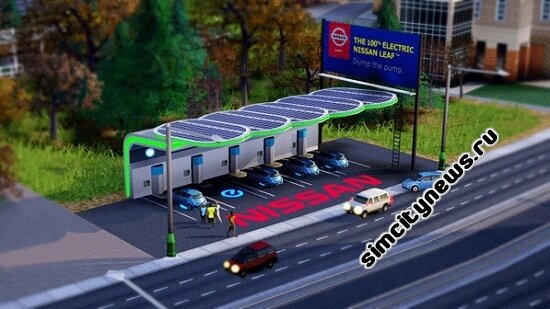 SimCity Nissan LEAF