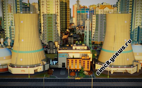 Атомная электростанция SimCity