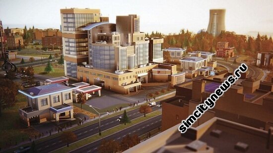 Больница в SimCity 2013