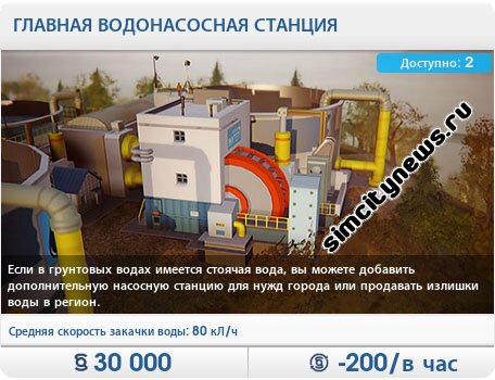 Главная водонасосная станция