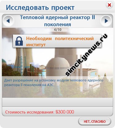 Исследовать тепловой ядерный реактор 2 поколения