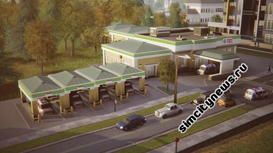 Клиника в SimCity 2013