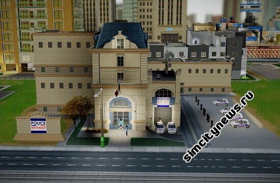 Отделение полиции французского города SimCity