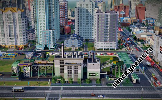 Переработка утильсырья в SimCity