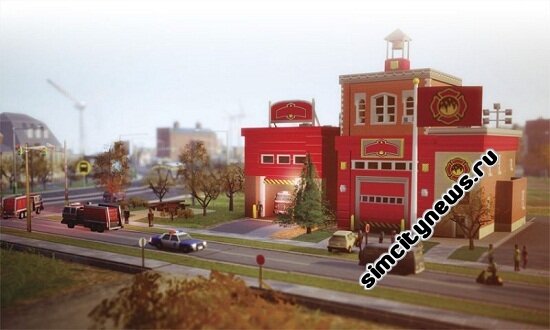 SimCity Пожарное депо