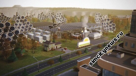 Simcity 5 солнечная електростанция