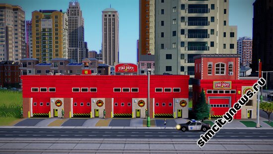 Тушение пожара в SimCity