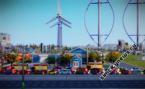 Ветровая электростанция SimCity