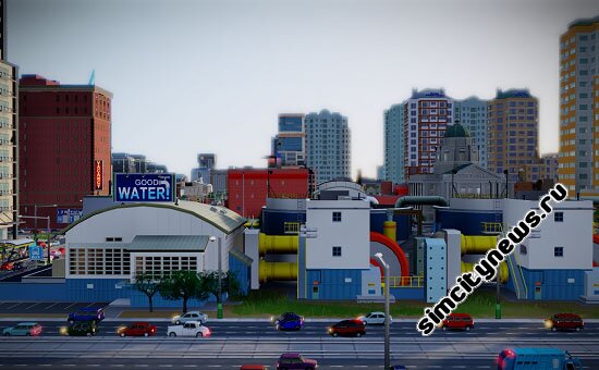 Водонасосная станция SimCity
