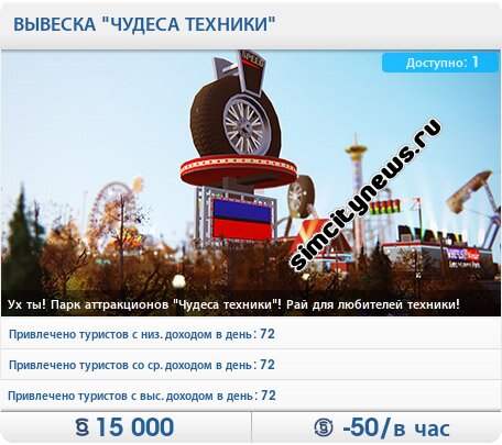 Вывеска Чудеса техники