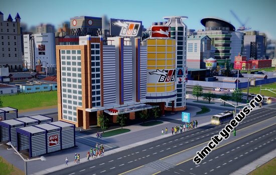Автобусный терминал SimCity