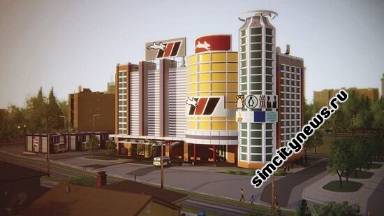 Simcity 5 автобусный терминал