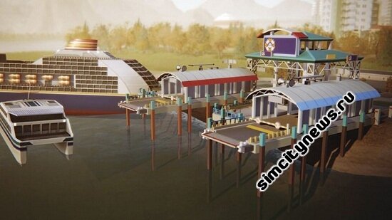 Simcity 5 паромная переправа