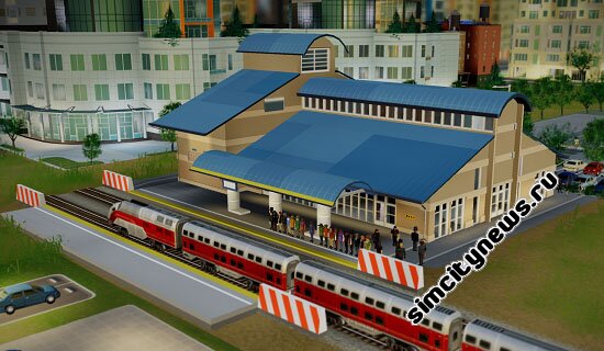 Simcity вокзал поездов