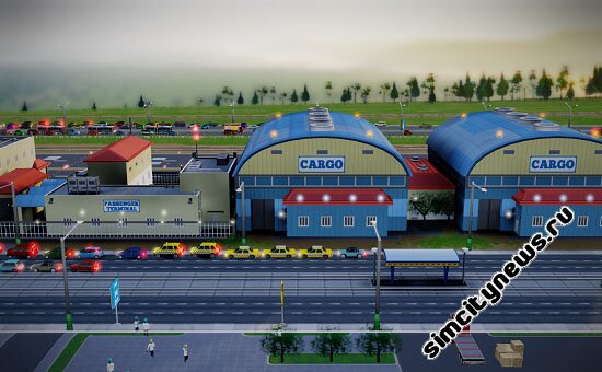 Терминалы аэропорта в SimCity