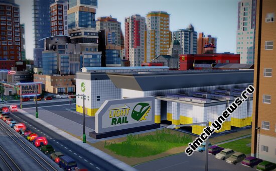 Трамвайное депо SimCity