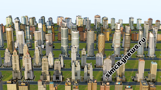Разновидности зданий SimCity