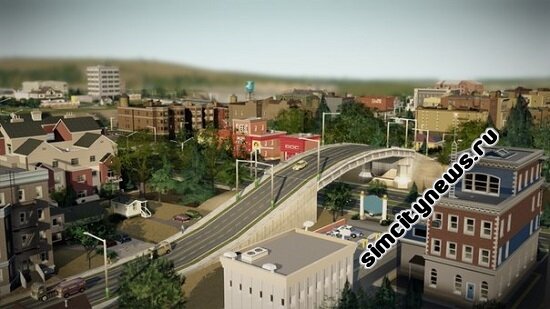 Повысить опустить дорогу SimCity