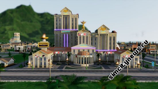 Римское казино в SimCity