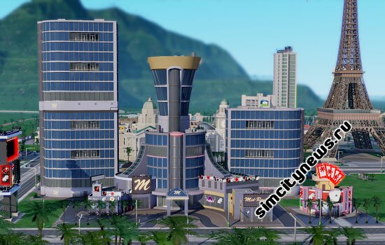 Шикарное казино Simcity