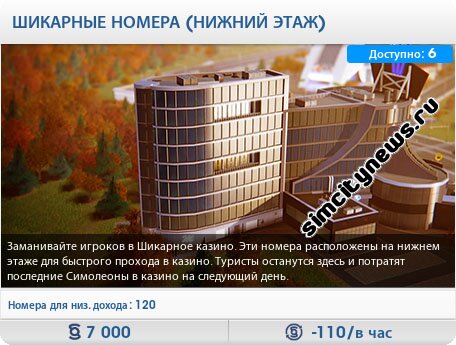 Шикарные номера нижний этаж