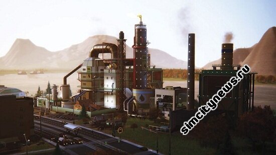 Simcity Oil Refinery