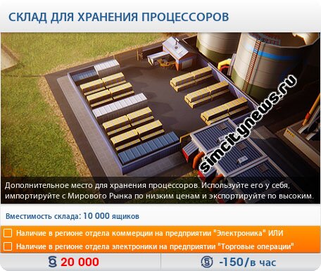 Склад процессоров