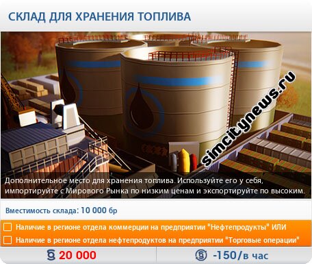 Склад топлива